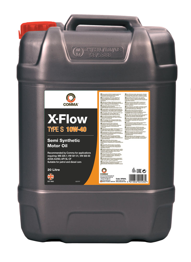 Моторне мастило Comma X-FLOW TYPE S 10W-40 20л
